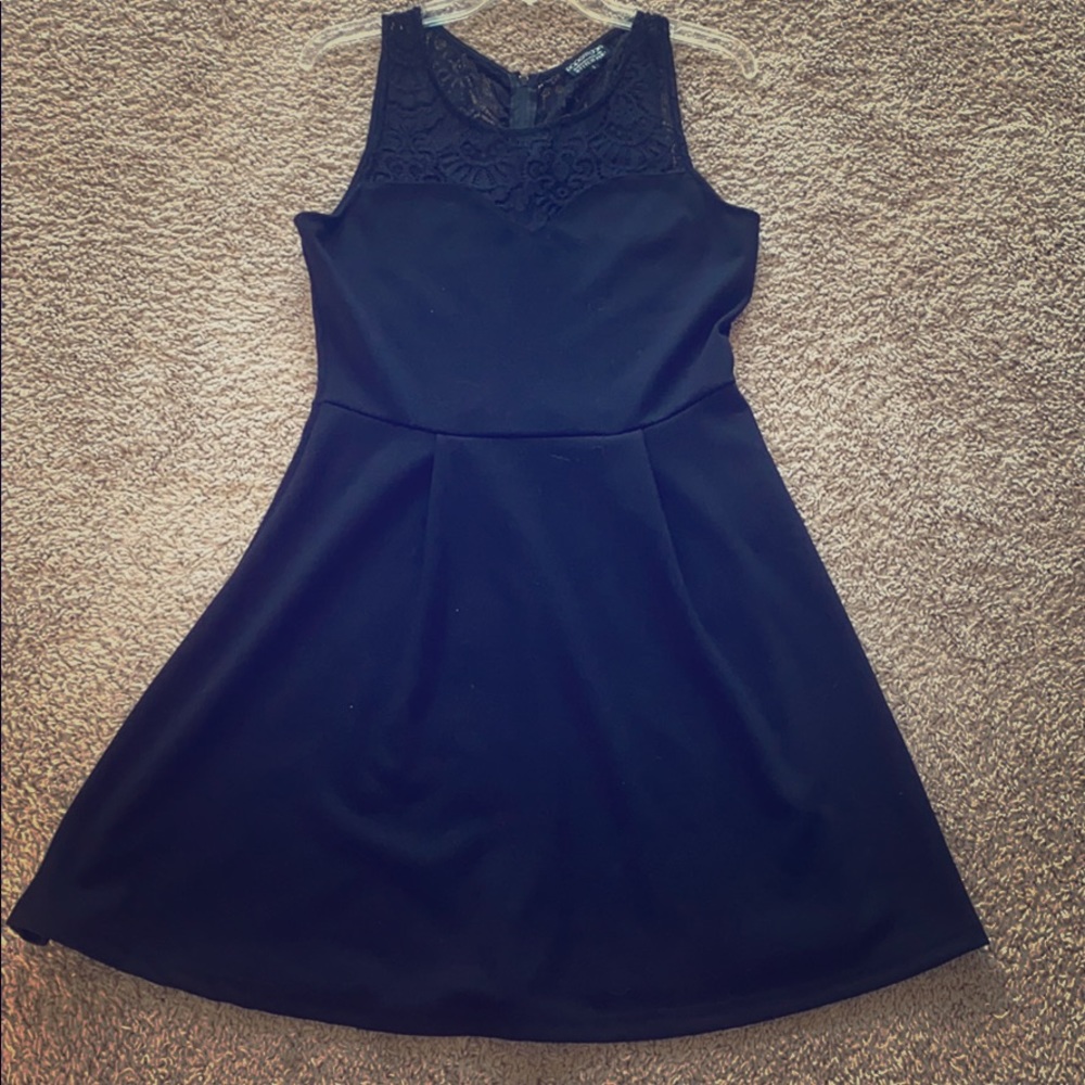 Short black dress